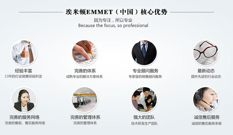 埃米顿EMMET（中国）核心优势 因为专注 所以专业